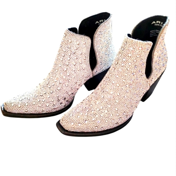 Ariat Sparkling Rhinestone Dixon Glitz Bootie Size 7B - Picture 7 of 8